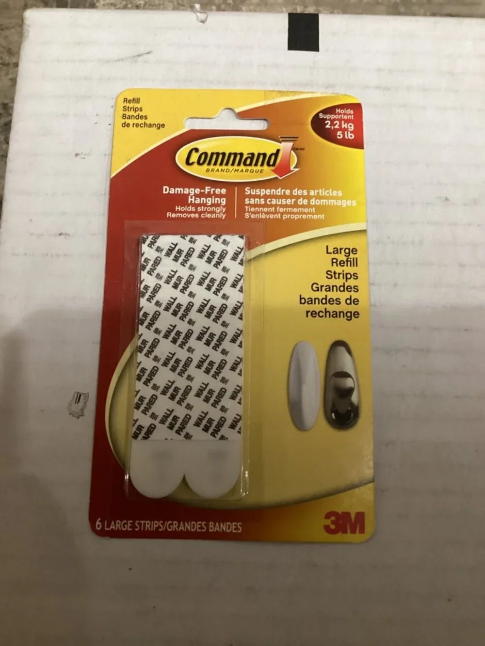 Command Mounting Refill Strips, Large